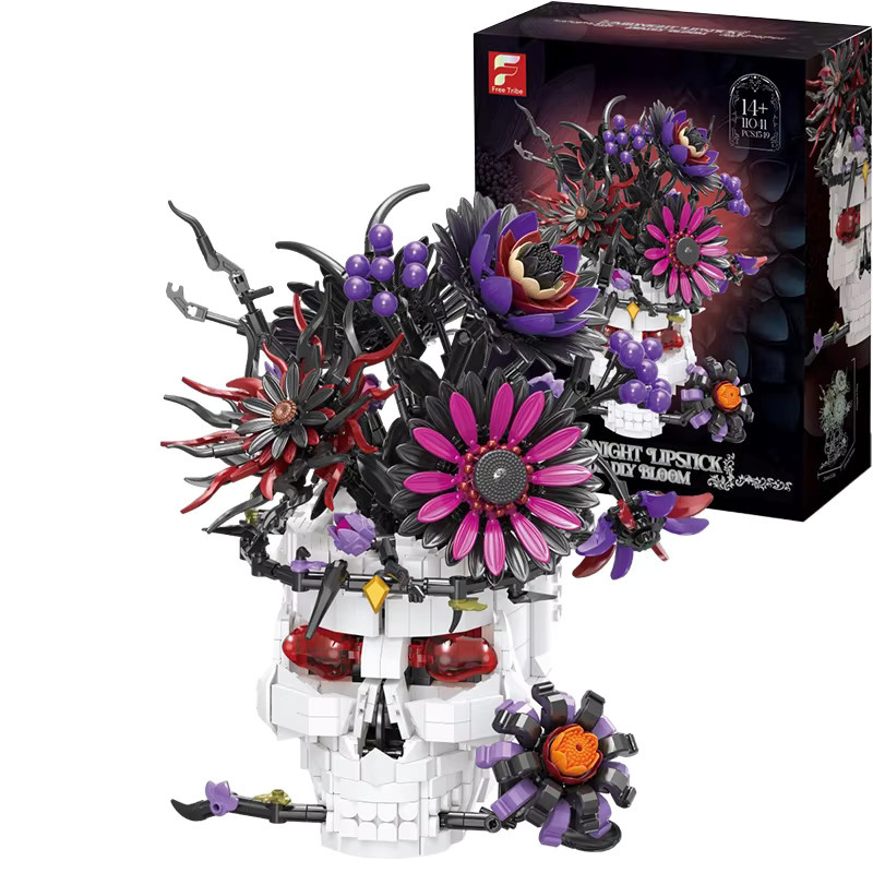 AMAZINGBLOKS Skelett-Blumentopf, Baukasten, 1549 Teile, ab 14 Jahren - Bild 4