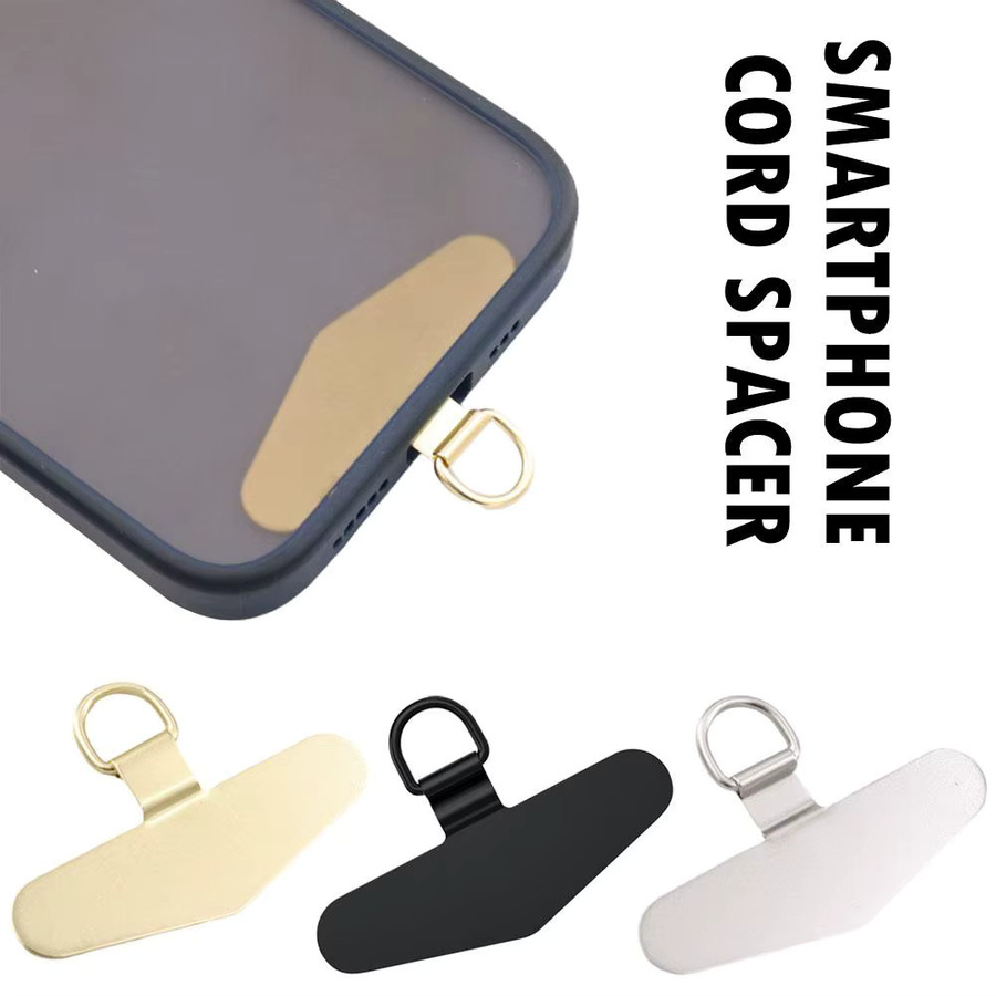 Robuste Smartphone-Aufhängebanddichtung aus Edelstahl in Schwarz als Ersatz für Handy-Lanyard und Patch-Clips - Bild 2