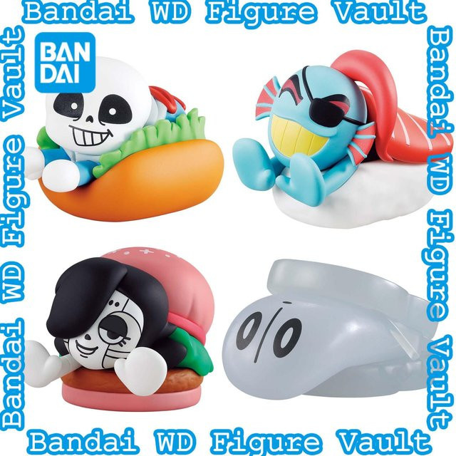 Bandai Undertale Figur, 4-teiliges Set, Bunt / Mehrfarbig - Bild 1