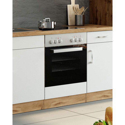 HELD MÖBEL Herdbauschrank Bologna in Weiss, B/T/H: 60 x 60 x 85 cm - Bild 1