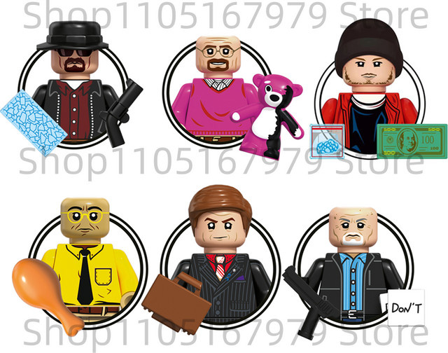 Hot Toys Walter White Jesse Pinkman Heisenberg Saul Goodman Bausteine Filmfiguren Actionfiguren - Bild 1