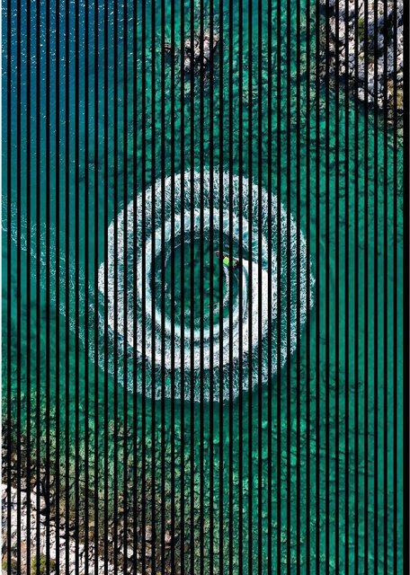 FN Acustico Akustikplatte Meer Bunt aus PET und MDF, B/H: 1.693 x 2.400 cm, Tiefe: 19 cm - Bild 1