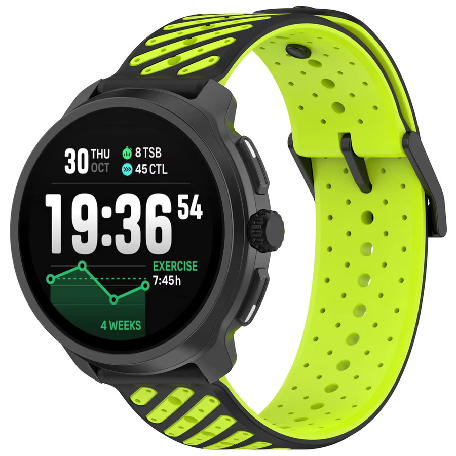 Suunto Uhrenarmband Silikon, 22 mm, zweifarbig, Unisex - Bild 2