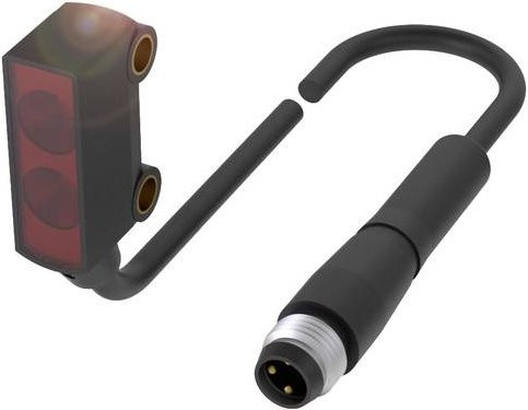 Balluff Lichttaster BOS R020K-PS-RF12-00,2-S75 BOS0218 in Schwarz aus Kunststoff - Bild 1