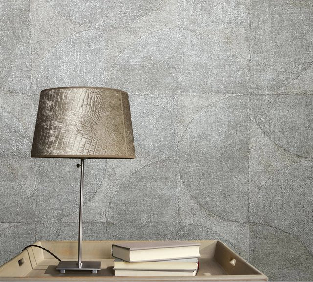 Marburg Vliestapete Vintage Deluxe mit geometrischer Struktur in Beige-Pearl und Grey, FSC-zertifiziert - Bild 1