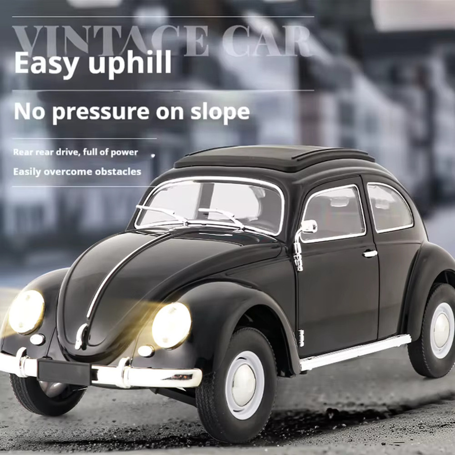 JIKEFUN VW Käfer Hardtop Limousine Modell 1950, ferngesteuertes Auto, 1:16 - Bild 3