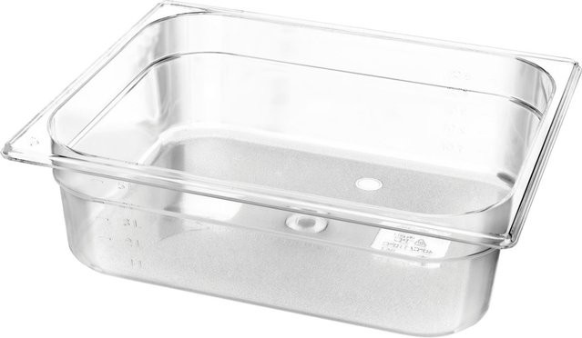 Schneider GN 1/2 Behälter transparent mit 6,1 l Volumen und Tiefe: 10 cm - Bild 1