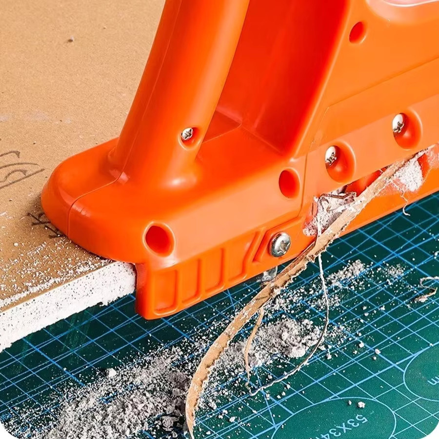 TQSDYY Gipskarton-Schnellschneider in Orange für Trockenbau und Kantenfasen 45°/60° als Ersatzklinge für Holzbearbeitungs-Trimmer - Bild 2