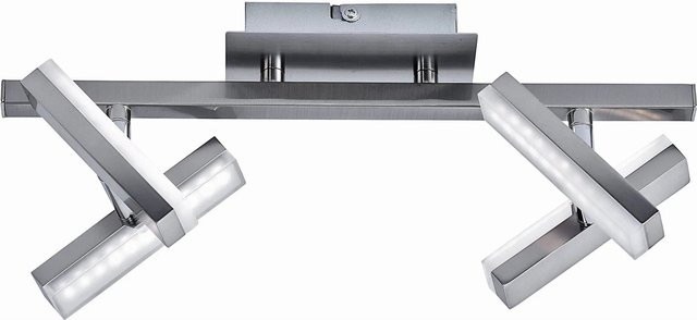 Just Light LED-Spot Rico 4er Set aus Stahl in Silber, verstellbar und modern - Bild 1