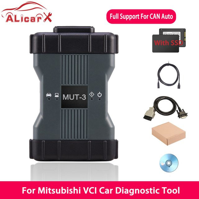 ALICAR MUT-3 VCI V2023.06 Multifunktions-Tester für Mitsubishi MUT III zur Schlüssel, Fernbedienung und ECU Programmierung via J2534 CAN OBD WIFI Auto-Diagnosegerät - Bild 1
