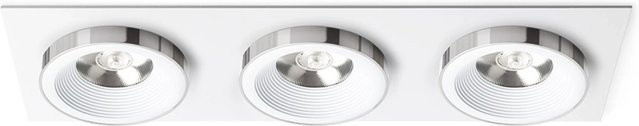 Rendl Einbauleuchte Sharm Sq III LED in Weiß und Chrom mit 30 W - Bild 1