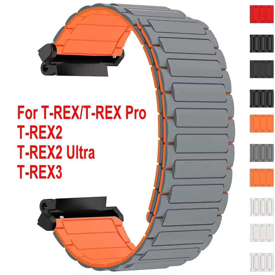 CHIICSMART Uhrenarmband Silikon, Magnetisch, Amazfit T-Rex 3, T-Rex 2, Unisex - Bild 2