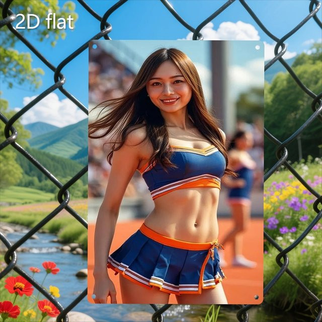 CIFBUY Retro Sport Wandkunst-Schild aus Metall in Multicolour, rechteckiges Blechschild für Garten, Terrasse und Innenräume - Bild 1