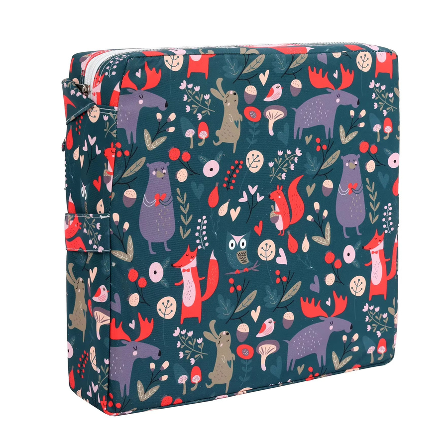 Einstellbarer Baby Booster Sitz als tragbare Kinder Erhöhung für Kinderwagen und Stühle in Multicolour - Bild 3
