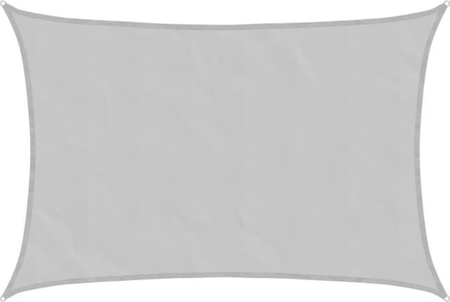 vidaXL Sonnensegel aus 100% Polyester Oxford in Hellgrau, B/T: 400 x 300 cm - Bild 1