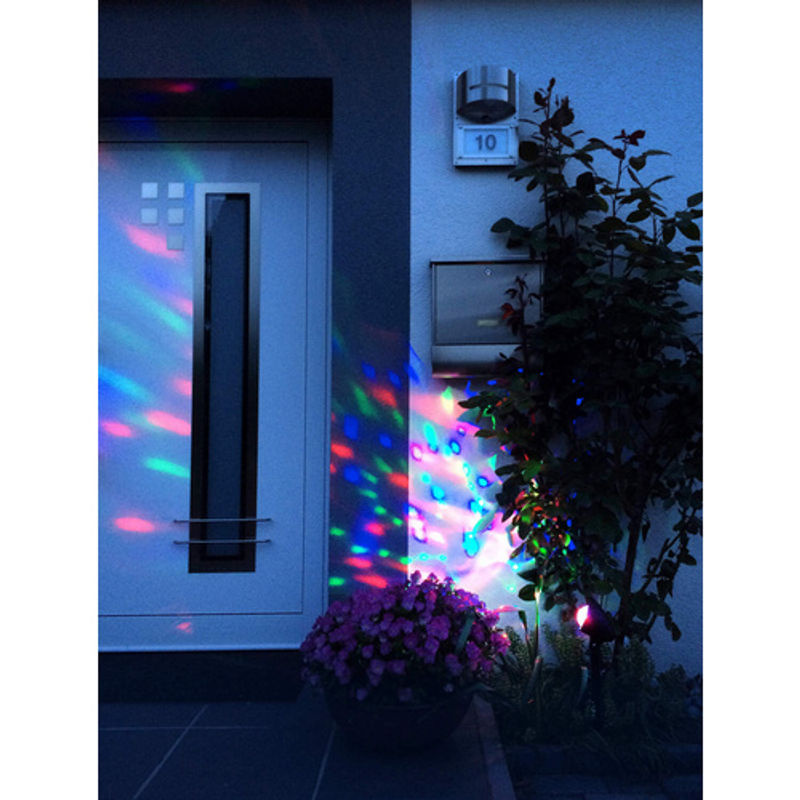 NÄVE LED-Disco-Außenstrahler Spotlight 3 W Schwarz - Bild 3