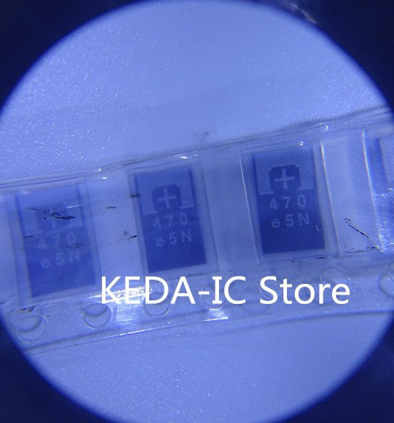 2R5TPE470M9 470 SMD Kondensator Neu Original in Blau - Bild 1