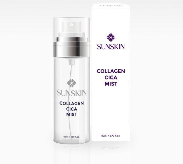 SUNSKIN Kollagen CICA Mist Gesichtsspray, 80 ml, Empfindliche Haut - Bild 1