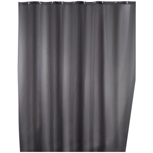 Wenko Anti-Schimmel Duschvorhang aus Polyester in Grau, B/H: 180 x 200 cm - Bild 4