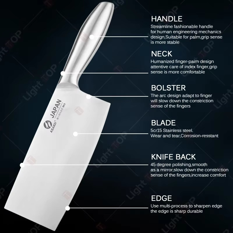 WXCOO Magnetischer Messerhalter aus Massivholz zur Wandmontage für Küchenmesser und Hackmesser - Bild 4