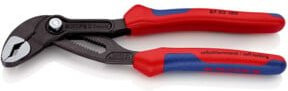 Knipex Cobra Hightech-Wasserpumpenzange aus Chrom-Vanadium in Grau und Rot, Breite: 180 mm - Bild 2