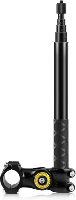 Andoer Selfie Stick Lenkerhalterung für Motorrad und Fahrrad, verstellbare Kamerahalterung in Schwarz, Länge: 27,9 cm - 113,5 cm - Bild 1