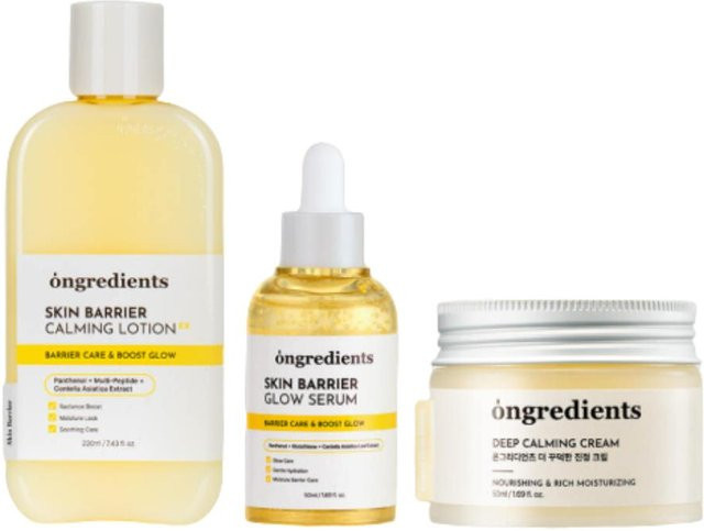 Ongredients Hautbarriere Beruhigungs-Trio, Lotion, Serum, Cream, 320 ml - Bild 1