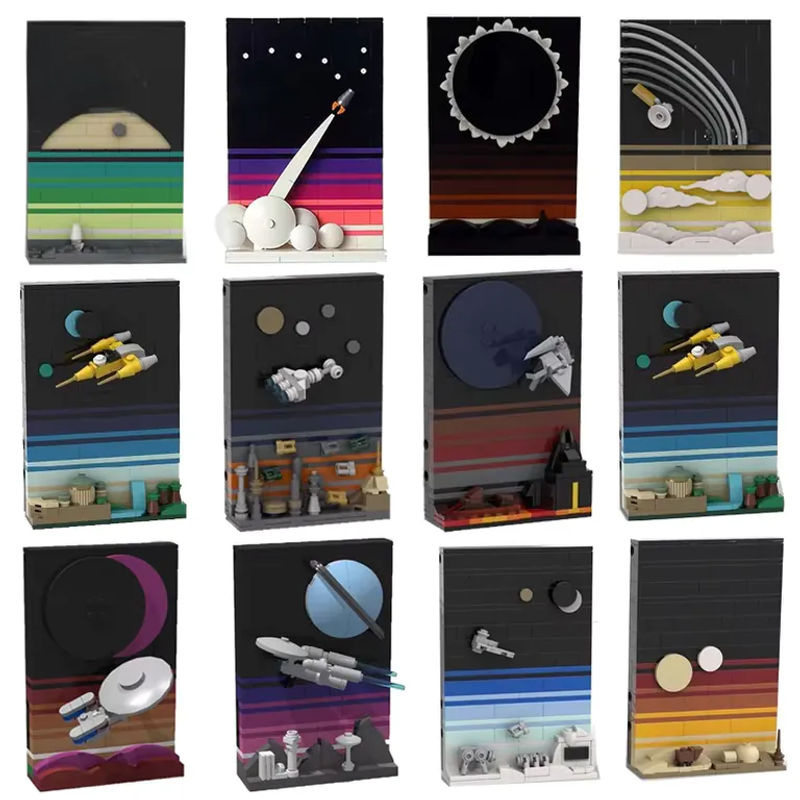 LEGO Ideas Tales of the Space Age Postkarte Mehrfarbig - Bild 3