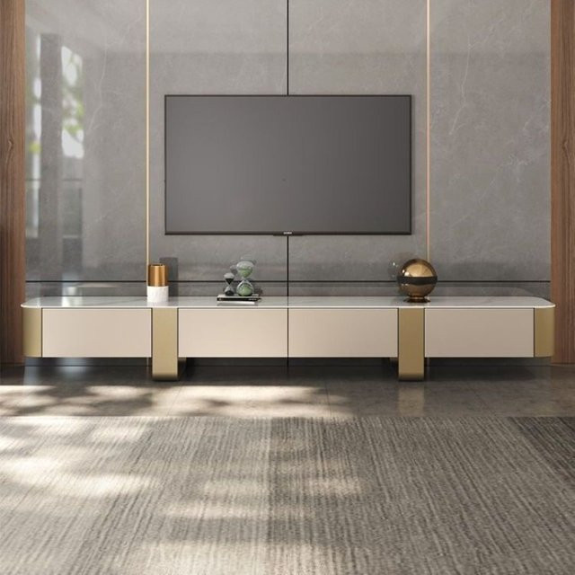 OEMG TV-Ständer im japanischen Design mit Schubladen und glänzender Oberfläche - Bild 1