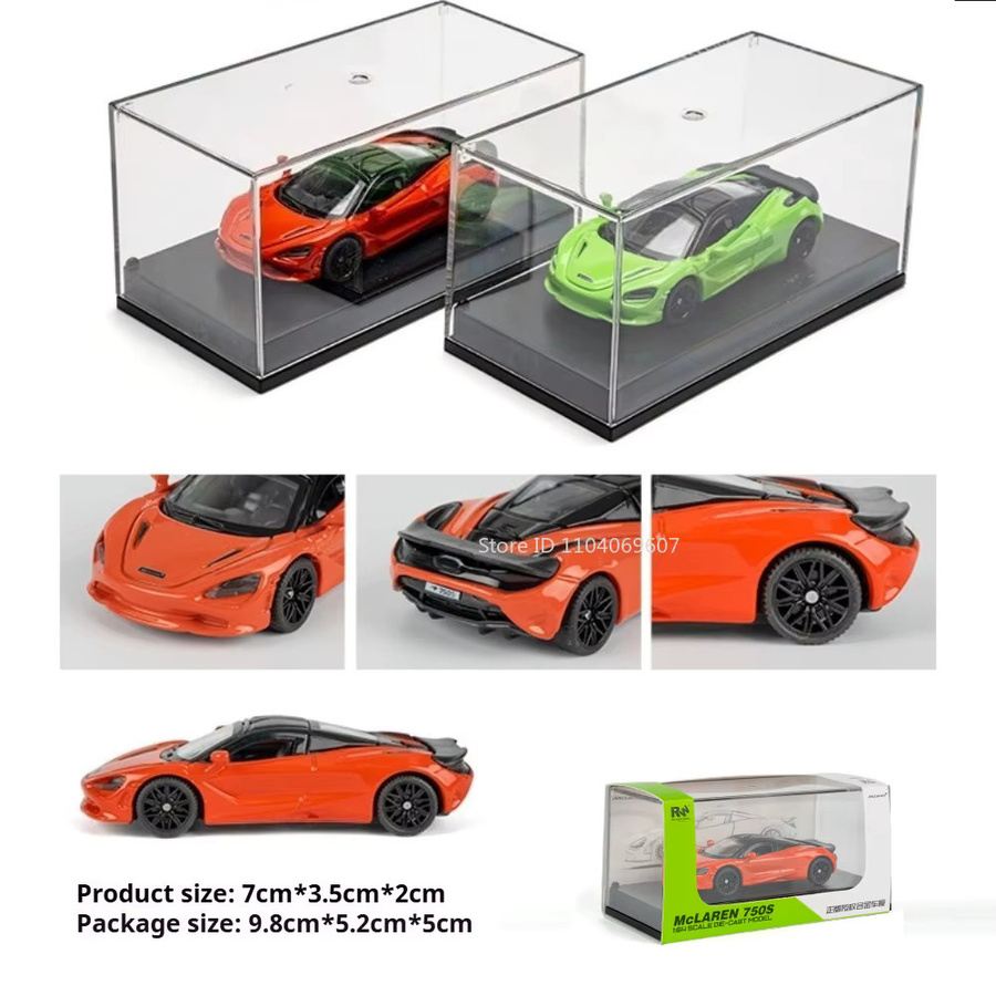 MAKEDA Sportwagen, 1:64, Metall, Gelb - Bild 2