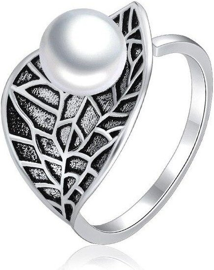 POMOiii Ringe, 925 Sterling Silber, Bowknot Feder Krone, Unisex - Bild 1