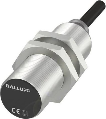 Balluff Induktiver Näherungsschalter BES M18MI-PSC80B-BP02 BES0088 bündig PNP Schließer, Farbe Silber, Durchmesser: 18 mm, Länge: 55 mm - Bild 1