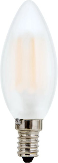 Orion Leuchten LED-Kerze dimmbar E14 6W 45W Warmweiß Matt Weiß - Bild 1