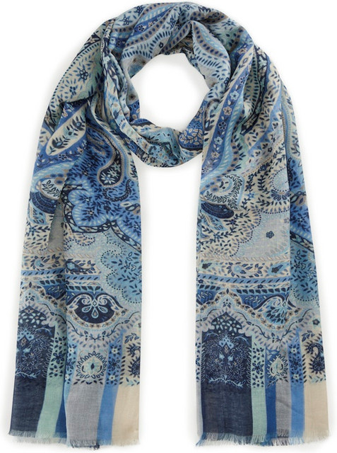 Codello Schal, Cotton Mix, Paisley, 70x180cm - Bild 1