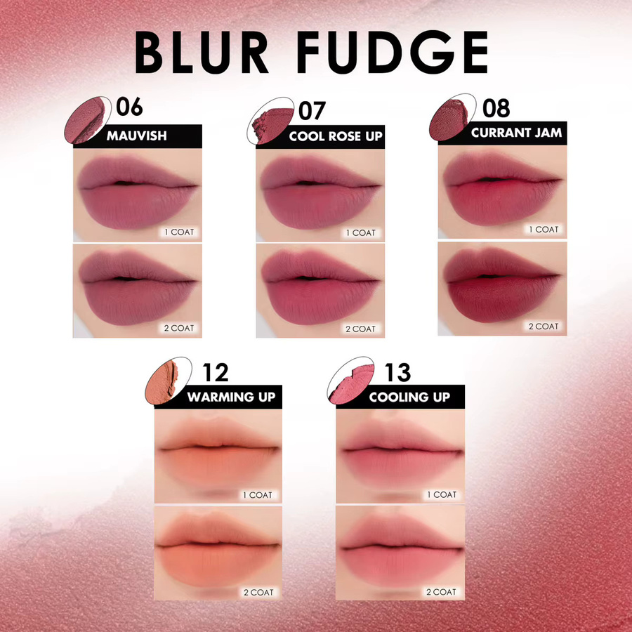 rom&nd Blur Fudge Tint, 07.COOL ROSE UP, Matt - Bild 2