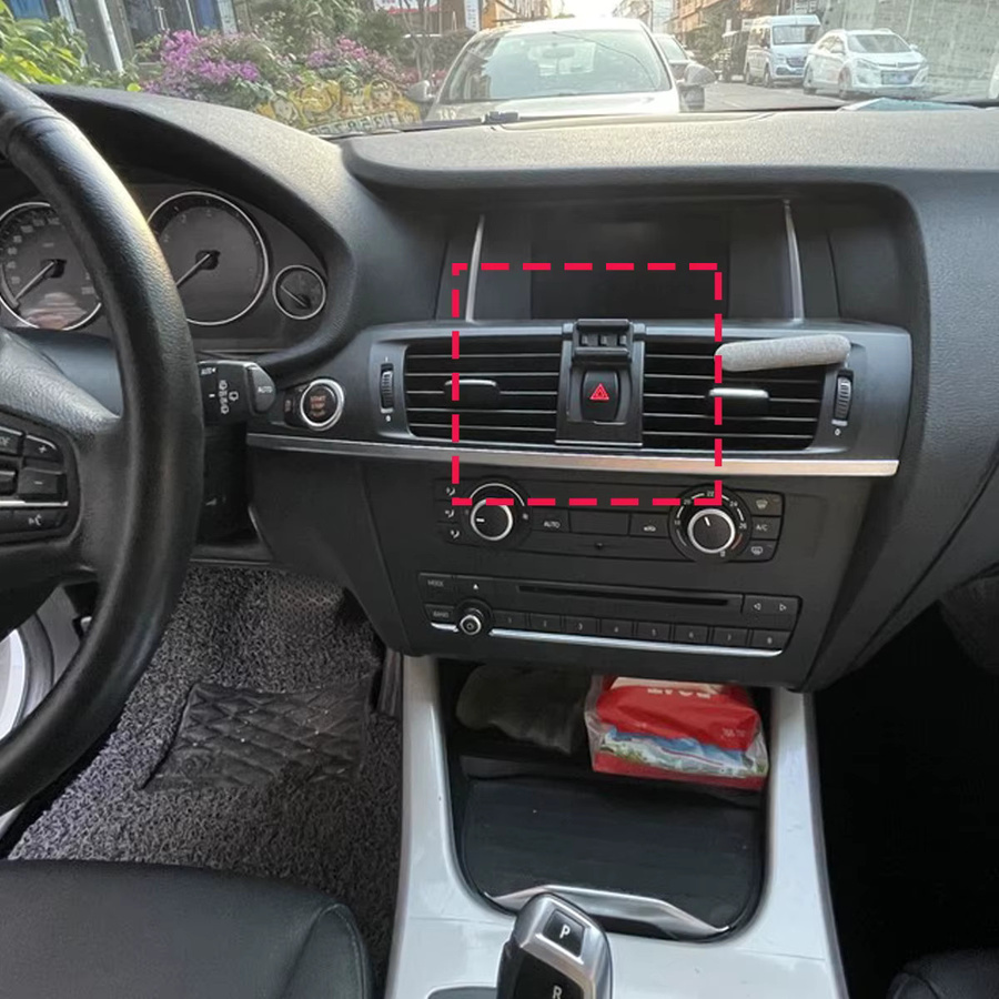 Magnetische Auto-Handyhalterung mit kabelloser MagSafe-Ladefunktion für BMW X3 F25 (2011-2016) und X4 F26 (2014-2016), Farbe: Schwarz - Bild 2