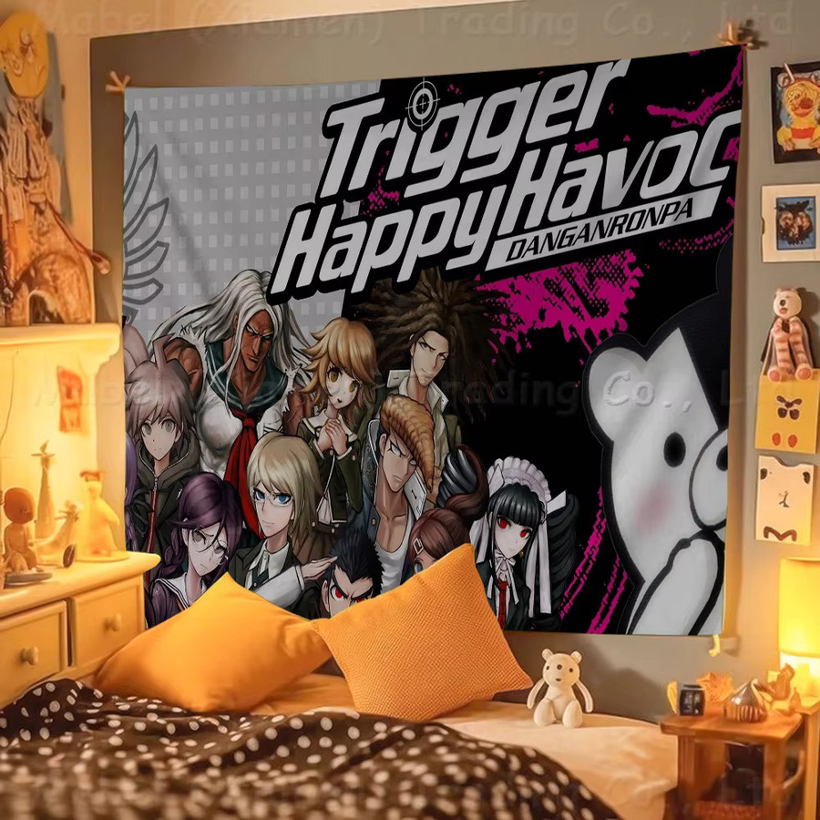 Rastar Anime Danganronpa Wandbanner Textil Multicolor B: 70 cm, H: 50 cm - Bild 5