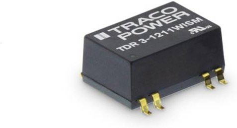 TracoPower TDR 3-2411WISM DC/DC-Wandler, Print, Schwarz, 24 V/DC zu 5 V/DC, 600mA, 3W, 1 Ausgang - Bild 1