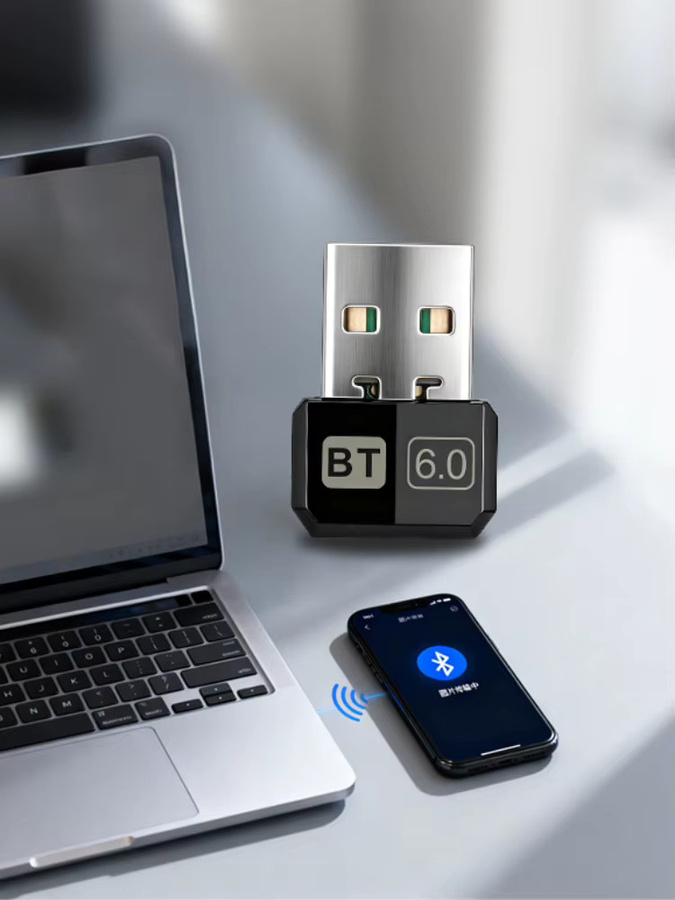 KEBIDUMEI USB Bluetooth 6.0 Adapter in Schwarz für PC und Windows 11/10/8.1 als Bluetooth-Empfänger und Sender für Tastatur und Maus - Bild 6