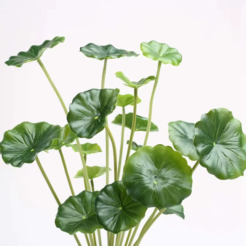 Künstliche Lotusblätter von TTCY in Grün aus Kunststoff für deine Dekoration im Garten, Teich oder als DIY-Geschenk - Bild 2