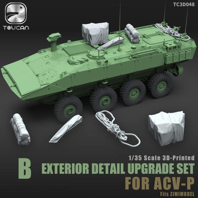 Toucan Model Exterior Detail Upgrade Set B for ACV-P - Bild 1