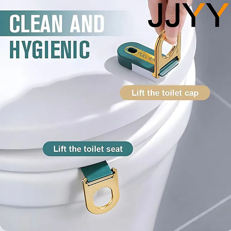 STONEGO Tragbarer Toilettendeckelheber in Grün aus Kunststoff für hygienische Berührungslosigkeit im Badezimmer - Bild 2