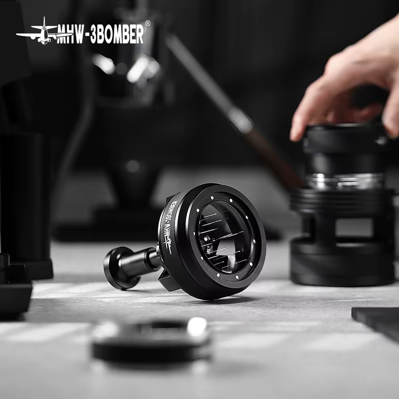 MHW 3BOMBER WDT-Verteilungswerkzeug für Espresso, 58 mm, 14 Nadeln, Schwarz, Rund - Bild 2