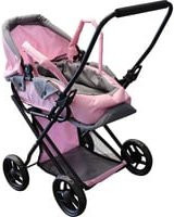 Puppenwagen Rosy von VEDES mit Ablagekorb