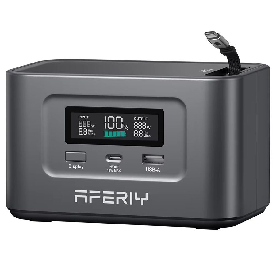 AFERIY Nano100 Tragbare Powerstation 100W 99,2Wh mit LiFePO4 Akku für Outdoor und Flugzeugreisen - Bild 5