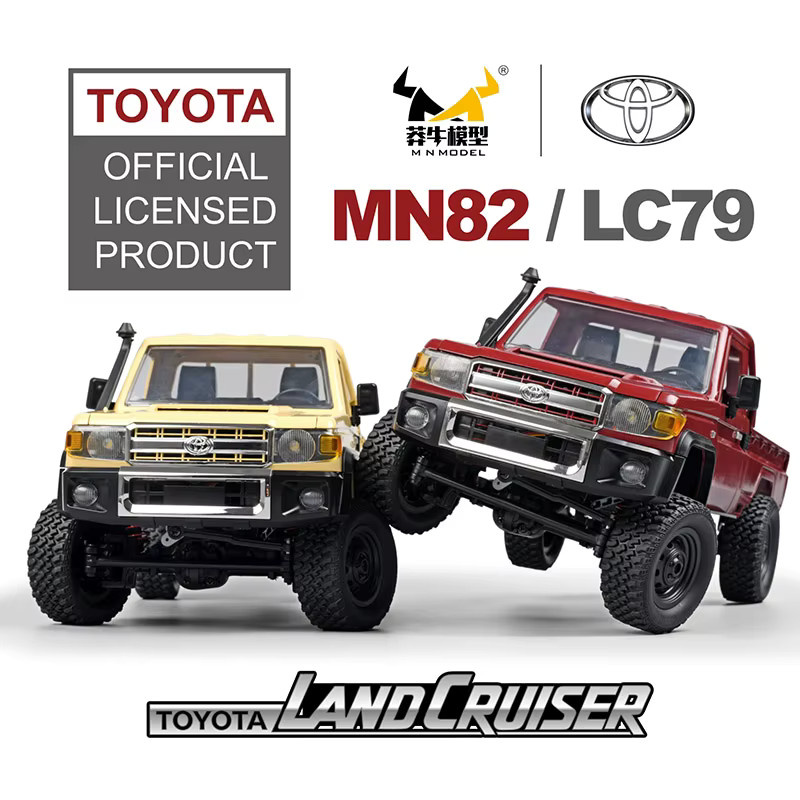 MN MODEL LC79 Retro RC Auto, 1:12, mit LED-Leuchten, ferngesteuert, ab 14 Jahren - Bild 6