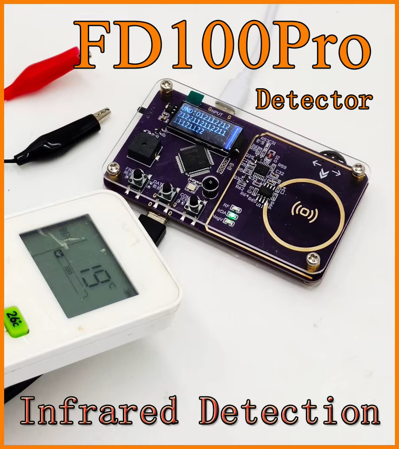 RF-Frequenzdetektor und Fernbedienungstester für 0–999 MHz mit Infrarotdaten-Analyse zur RF-Fernerkennung - Bild 1