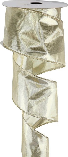 Maßgeschneidertes Manschettenband in Hanf-Optik aus Polyester für Weihnachtsdekoration, Breite: 6,3 cm - Bild 1