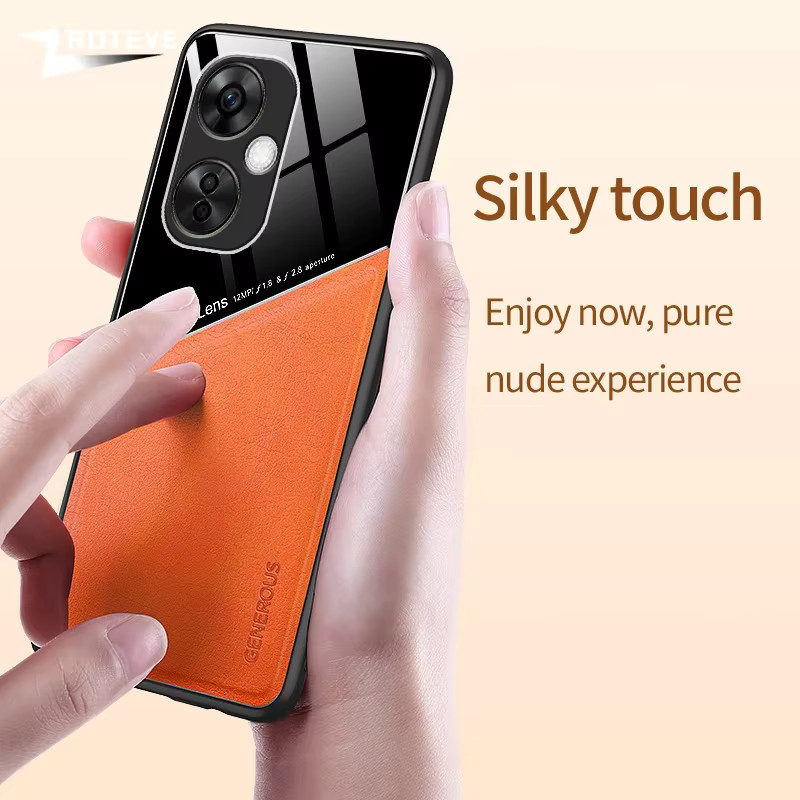 Zroteve Leder Textur Handyhülle für OnePlus Nord CE3 Lite und Nord 3 in Grün mit Soft Frame und PC-Abdeckung - Bild 5