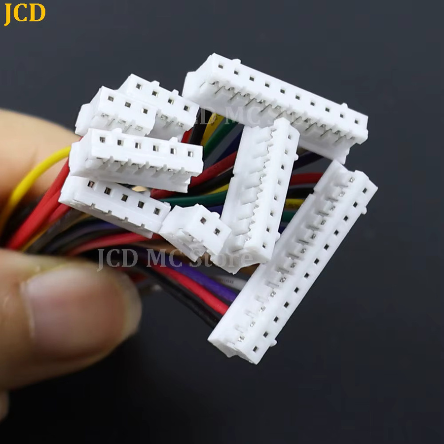 10 Stück Steckverbinder Set mit Abständen 1,0mm, 1,25mm, 1,5mm, 2,0mm und 2,54mm inklusive Buchsenstecker mit 2 bis 12 Polen - Bild 2